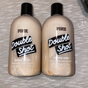 Victoria Secret PINK set of 2 Double Shot Coffee Shop body wash